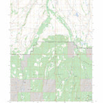 US Forest Service - Topo Buck Fever Ridge, WY FSTopo Legacy digital map