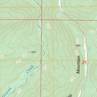 US Forest Service - Topo Buck Knob, AR FSTopo Legacy digital map