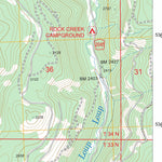 US Forest Service - Topo Buck Mountain, WA FSTopo Legacy digital map