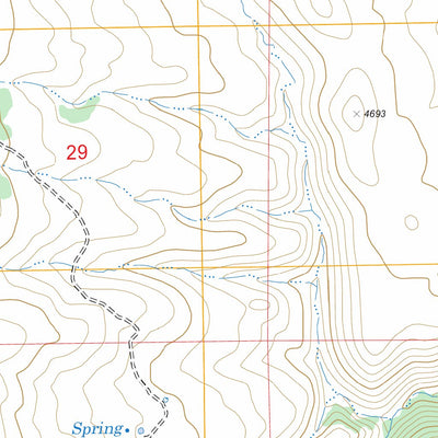 US Forest Service - Topo Buck Trough Spring, OR FSTopo Legacy digital map