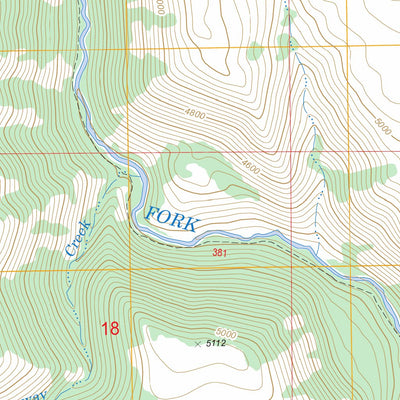 US Forest Service - Topo Buck Trough Spring, OR FSTopo Legacy digital map