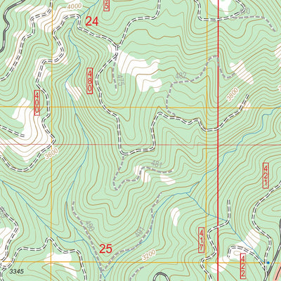 US Forest Service - Topo Buckeye Lake, OR FSTopo Legacy digital map