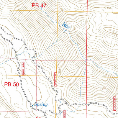 US Forest Service - Topo Buckeye Reservoir, CO - UT FSTopo Legacy digital map