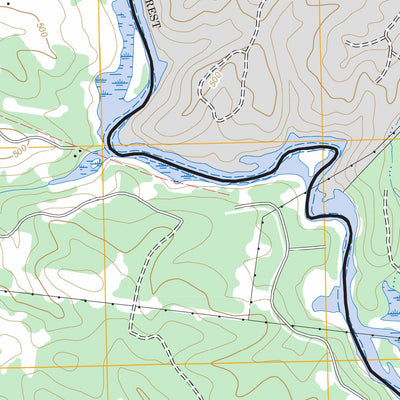 US Forest Service - Topo Buckhead, GA FSTopo Legacy digital map