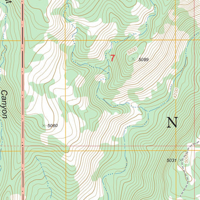 US Forest Service - Topo Buckhead Mesa, AZ FSTopo Legacy digital map