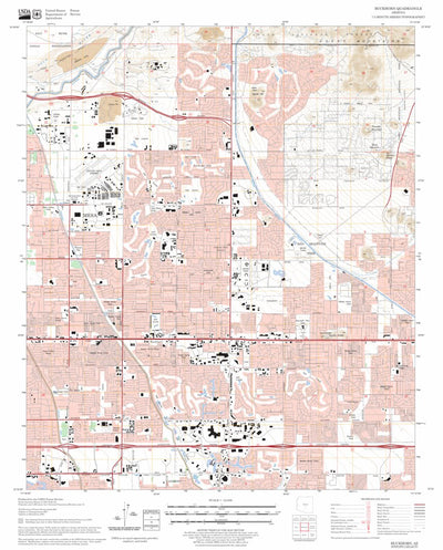 US Forest Service - Topo Buckhorn, AZ FSTopo Legacy digital map