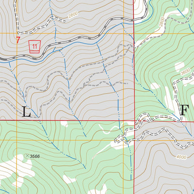 US Forest Service - Topo Buckhorn Bally, CA FSTopo Legacy digital map