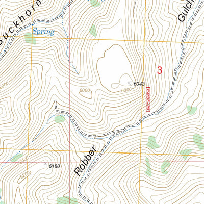 US Forest Service - Topo Buckhorn Canyon, ID FSTopo Legacy digital map