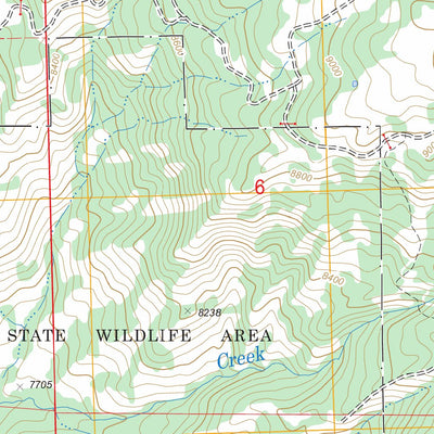 US Forest Service - Topo Buckhorn Lakes, CO FSTopo Legacy digital map