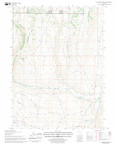 US Forest Service - Topo Buckhorn Ridge, NV FSTopo Legacy digital map