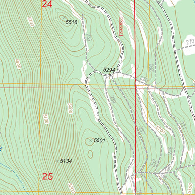 US Forest Service - Topo Buckhorn Springs, OR FSTopo Legacy digital map