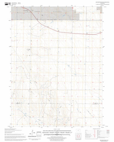 US Forest Service - Topo Buckingham, CO FSTopo Legacy digital map