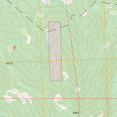 US Forest Service - Topo Buckingham Mountain, CA FSTopo Legacy digital map