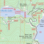 US Forest Service - Topo Bucks Lake, CA FSTopo Legacy digital map