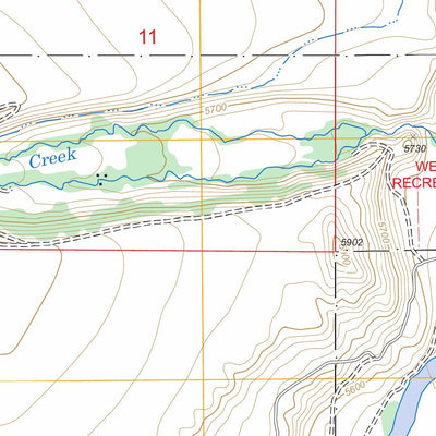 US Forest Service - Topo Bucks Nest, MT FSTopo Legacy digital map