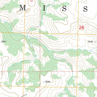 US Forest Service - Topo Buckskin Butte, ND FSTopo Legacy digital map