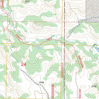 US Forest Service - Topo Buckskin Butte, ND FSTopo Legacy digital map