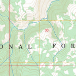 US Forest Service - Topo Buckskin Peak, OR FSTopo Legacy digital map