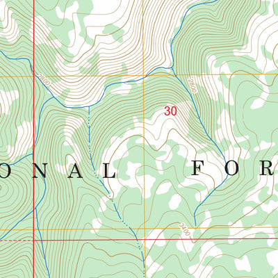 US Forest Service - Topo Buckskin Peak, OR FSTopo Legacy digital map