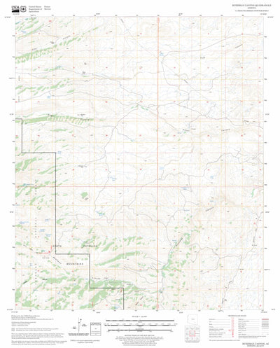 US Forest Service - Topo Buehman Canyon, AZ FSTopo Legacy digital map