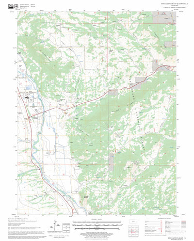 US Forest Service - Topo Buena Vista East, CO FSTopo Legacy digital map