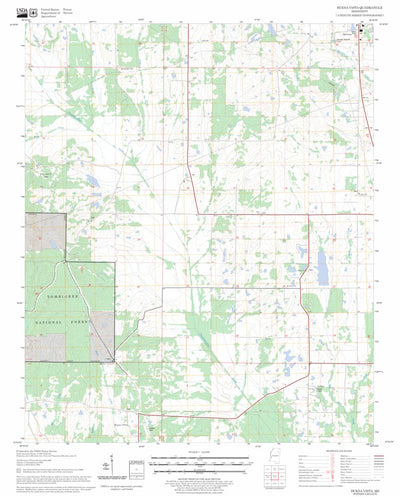 US Forest Service - Topo Buena Vista, MS FSTopo Legacy digital map