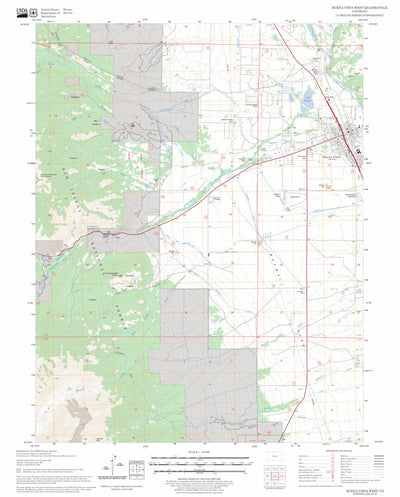 US Forest Service - Topo Buena Vista West, CO FSTopo Legacy digital map