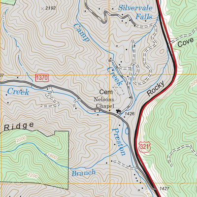 US Forest Service - Topo Buffalo Cove, NC FSTopo Legacy digital map