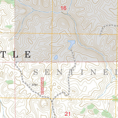 US Forest Service - Topo Buffalo Gap Campground, ND FSTopo Legacy digital map