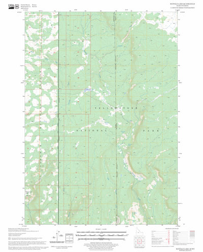 US Forest Service - Topo Buffalo Lake, ID - WY FSTopo Legacy digital map