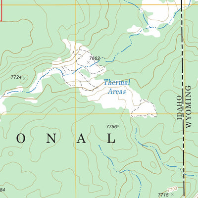 US Forest Service - Topo Buffalo Lake, ID - WY FSTopo Legacy digital map