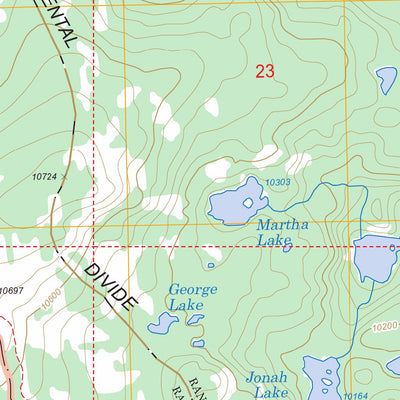 US Forest Service - Topo Buffalo Pass, CO FSTopo Legacy digital map
