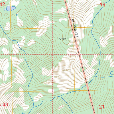 US Forest Service - Topo Buffalo Pass, CO FSTopo Legacy digital map