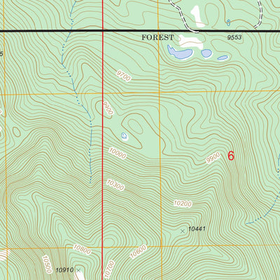 US Forest Service - Topo Buffalo Peak, CO FSTopo Legacy digital map