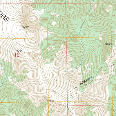 US Forest Service - Topo Buffalo Peak, CO FSTopo Legacy digital map
