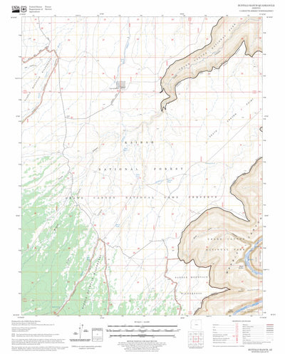 US Forest Service - Topo Buffalo Ranch, AZ FSTopo Legacy digital map