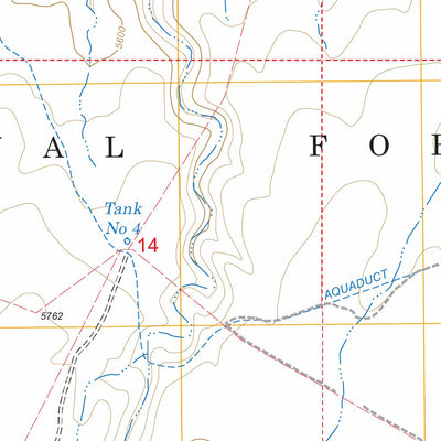 US Forest Service - Topo Buffalo Ranch, AZ FSTopo Legacy digital map