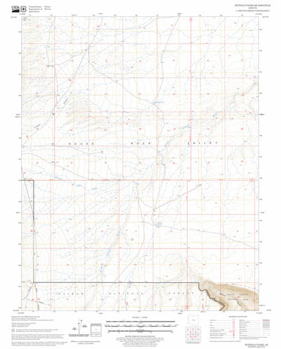 US Forest Service - Topo Buffalo Tanks, AZ FSTopo Legacy digital map