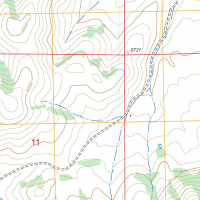 US Forest Service - Topo Buist, ID FSTopo Legacy digital map