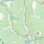 US Forest Service - Topo Bulger Ridge, OR FSTopo Legacy digital map