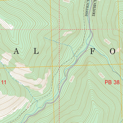 US Forest Service - Topo Bull Elk Park, WY FSTopo Legacy digital map