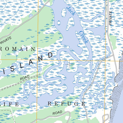 US Forest Service - Topo Bull Island, SC FSTopo Legacy digital map