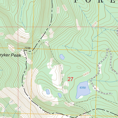 US Forest Service - Topo Bull Lake, MT FSTopo Legacy digital map