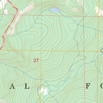 US Forest Service - Topo Bull of the Woods, OR FSTopo Legacy digital map