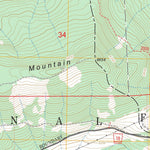 US Forest Service - Topo Bull Run Lake, OR FSTopo Legacy digital map