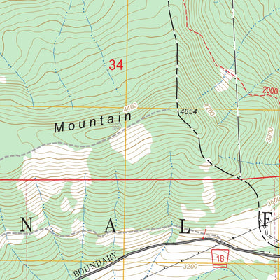 US Forest Service - Topo Bull Run Lake, OR FSTopo Legacy digital map