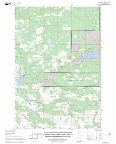 US Forest Service - Topo Bull Run, OR FSTopo Legacy digital map