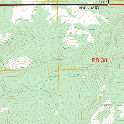 US Forest Service - Topo Bull Rush Peak, UT FSTopo Legacy digital map