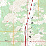 US Forest Service - Topo Bull Rush Peak, UT FSTopo Legacy digital map