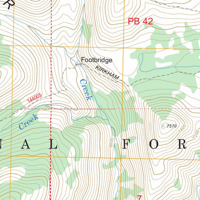 US Forest Service - Topo Bull Trout Point, ID FSTopo Legacy digital map